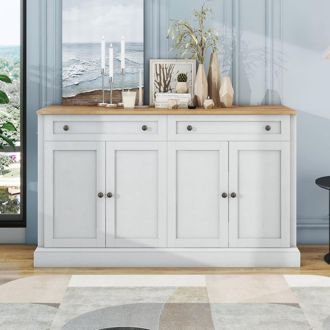 Gris clair buffet en acier esprit vintage