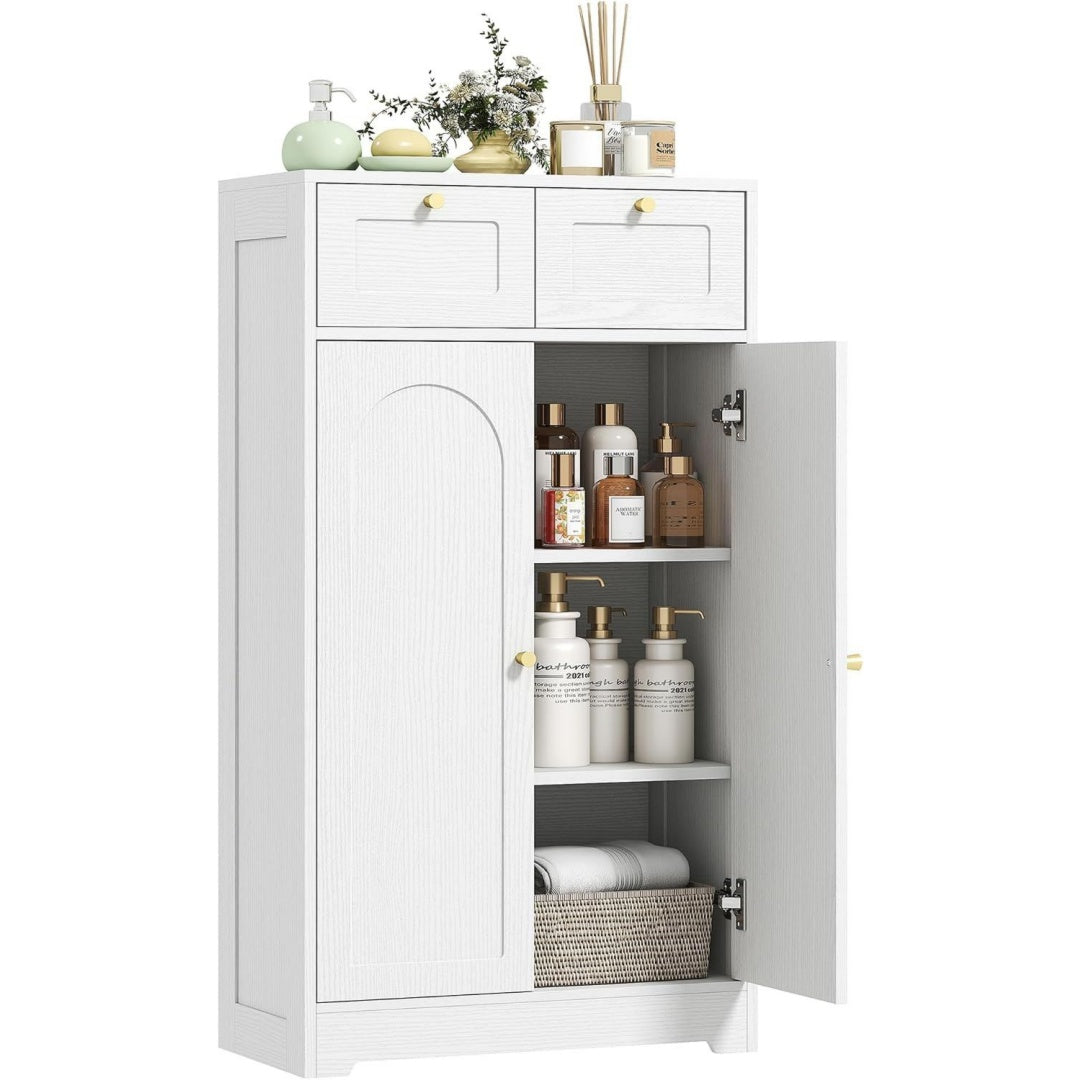 Meuble gris clair en bois