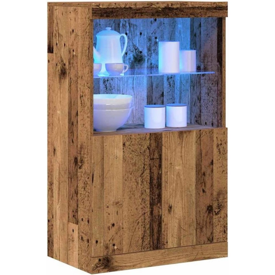 Buffet de rangement contemporain marron