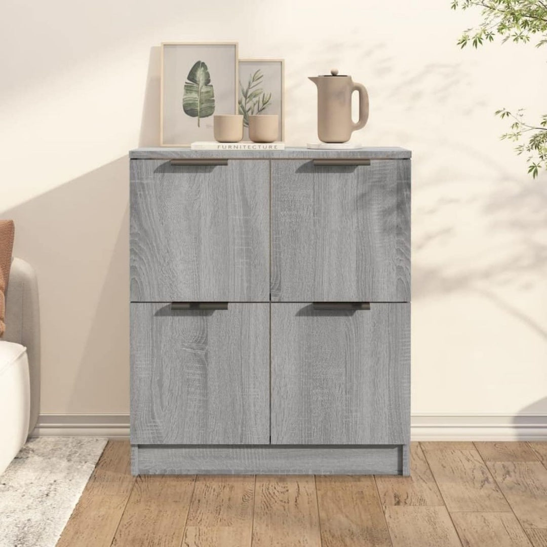 Espace gagne au quotidien, bahut gris clair en bois