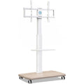 Chaleureux support sur pied gris clair