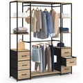 Commode gris 6 tiroirs pour le salon