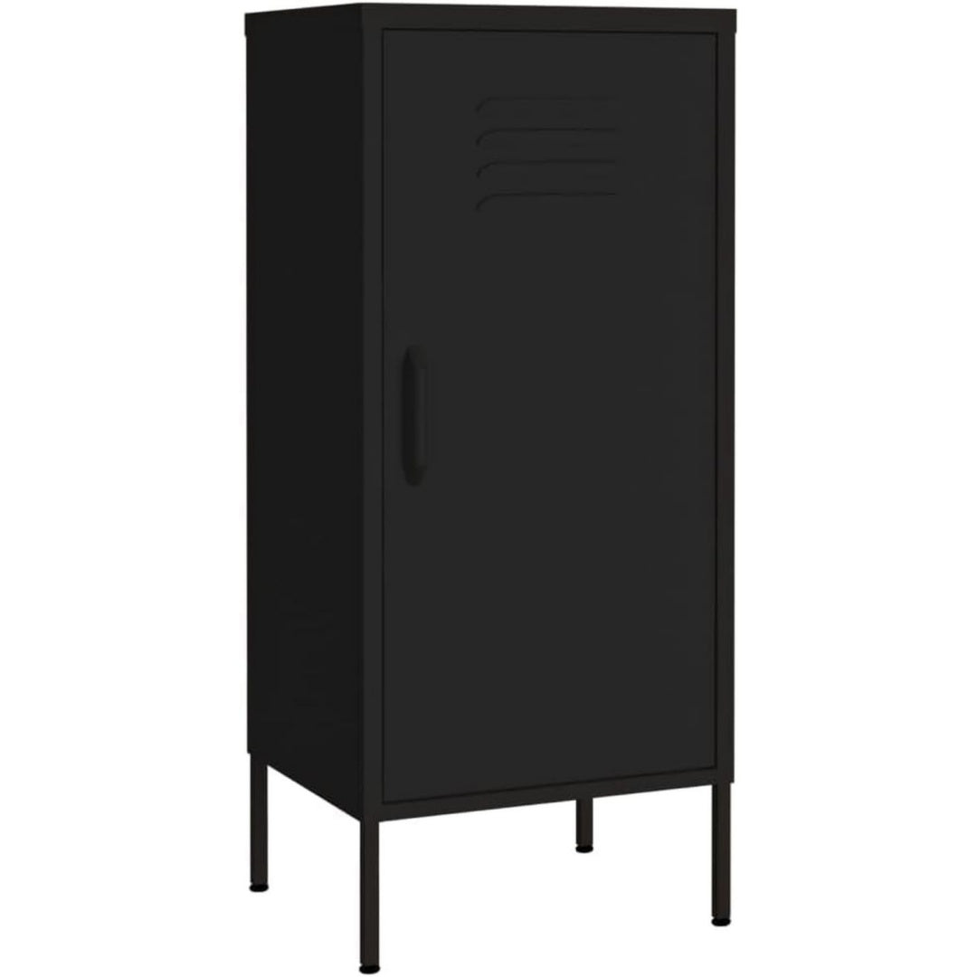Noir contemporain meuble de rangement 2 niches