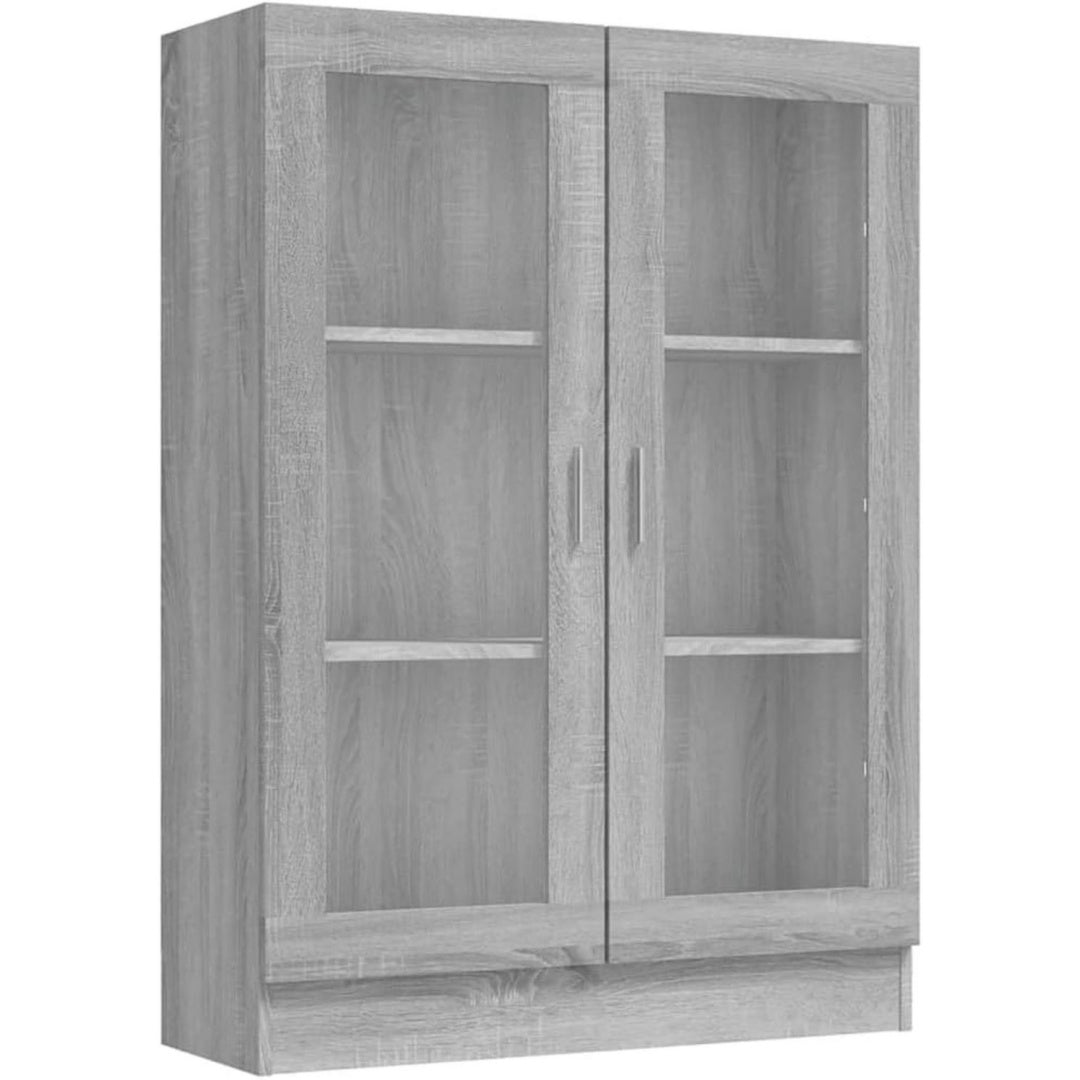 etagere bibliotheque touche classique en verre gris