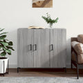 Buffet en metal gris clair