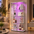 Vitrine design moderne marron 164 x 80 x 36 cm