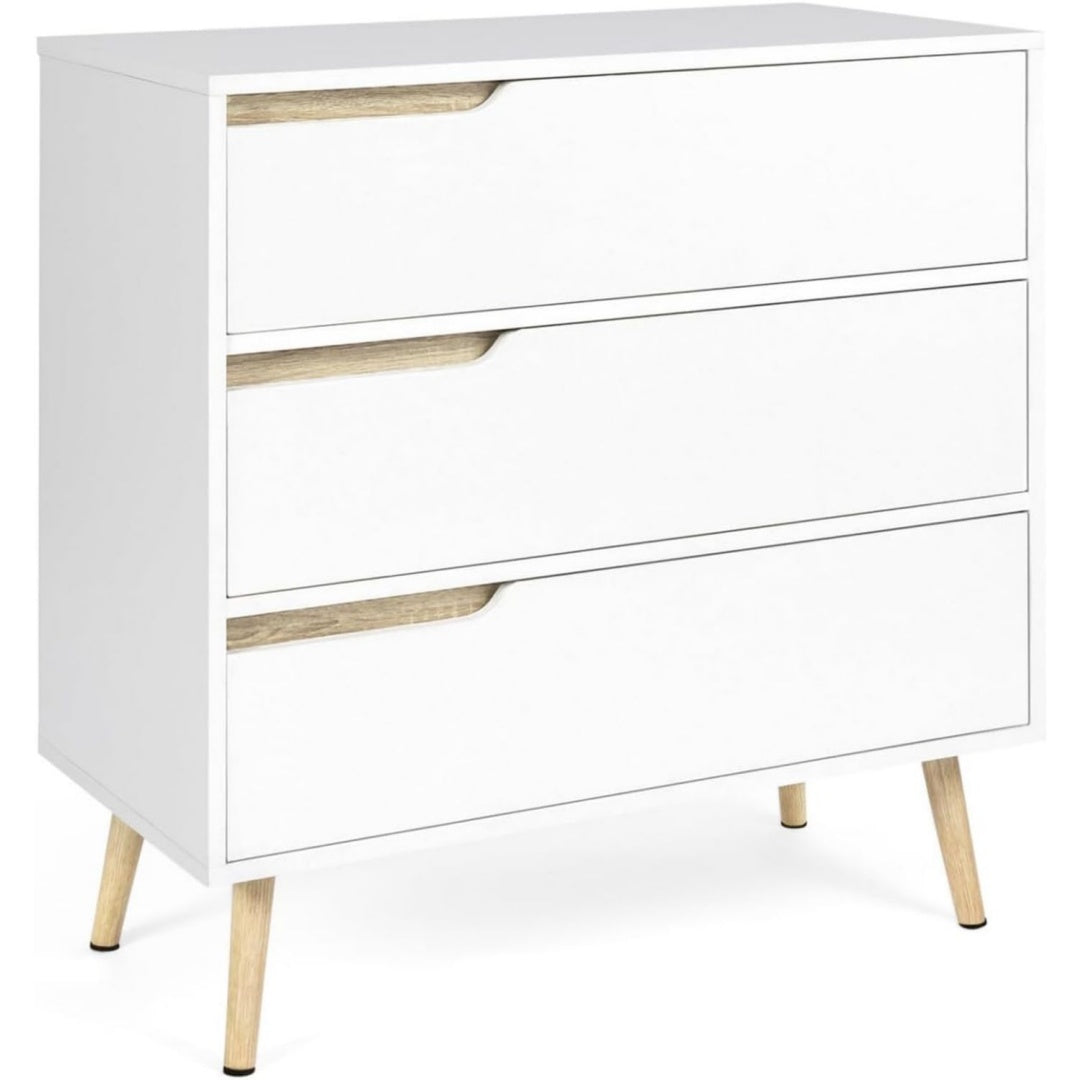 Scandinave armoire de rangement gris clair