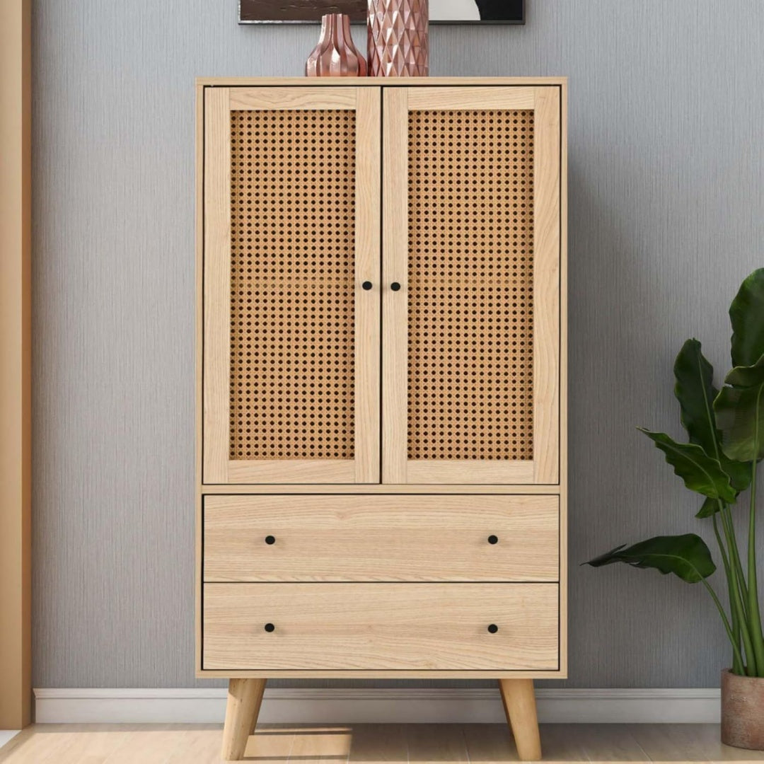 Chiffonnier moderne marron 60 x 40 x 120 cm