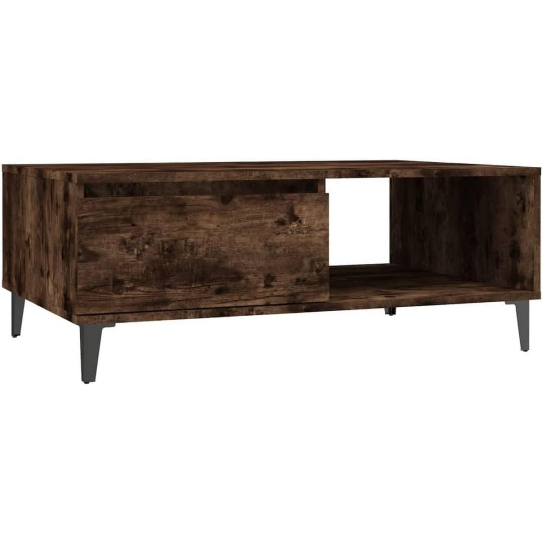 Table basse en bois marron