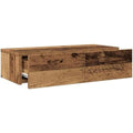 etagere murale de salon marron 60 x 26.5 x 15 cm