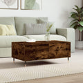 Table basse gris clair 90 x 50 x 36.5 cm