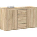 Buffet contemporain 4 tiroirs et 2 portes en bois