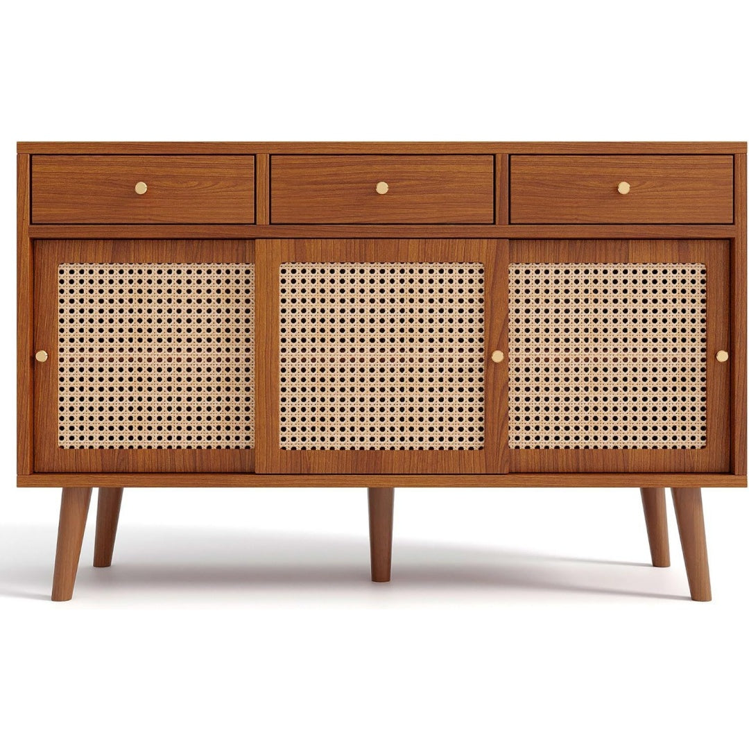 Moderne chiffonnier marron 40 x 120 x 78 cm