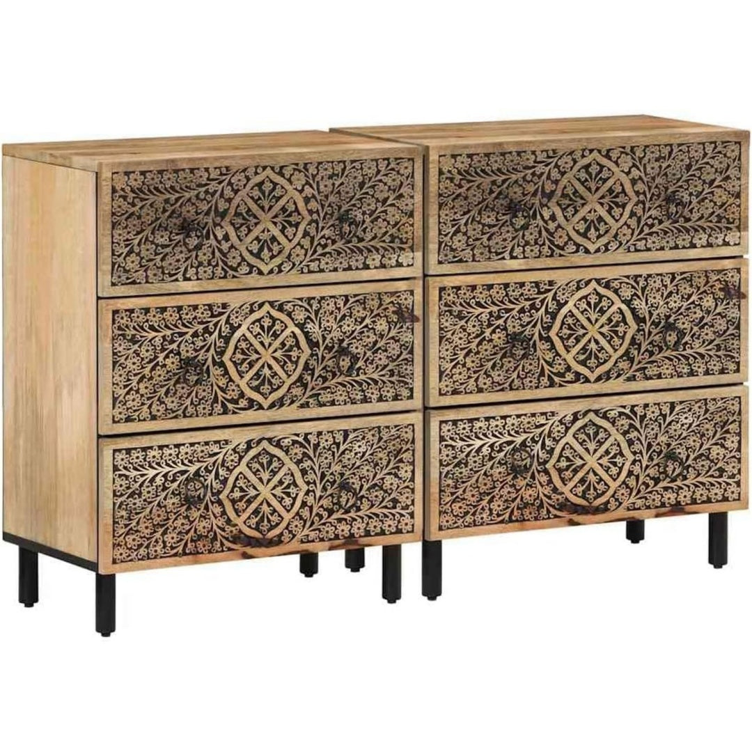 Buffet marron gain de place