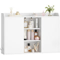 Meuble de rangement gris clair design moderne