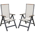Lit de plage gris en bois 70 x 56 x 113 cm