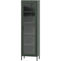 Vitrine gris fonce 50 x 180 x 35 cm