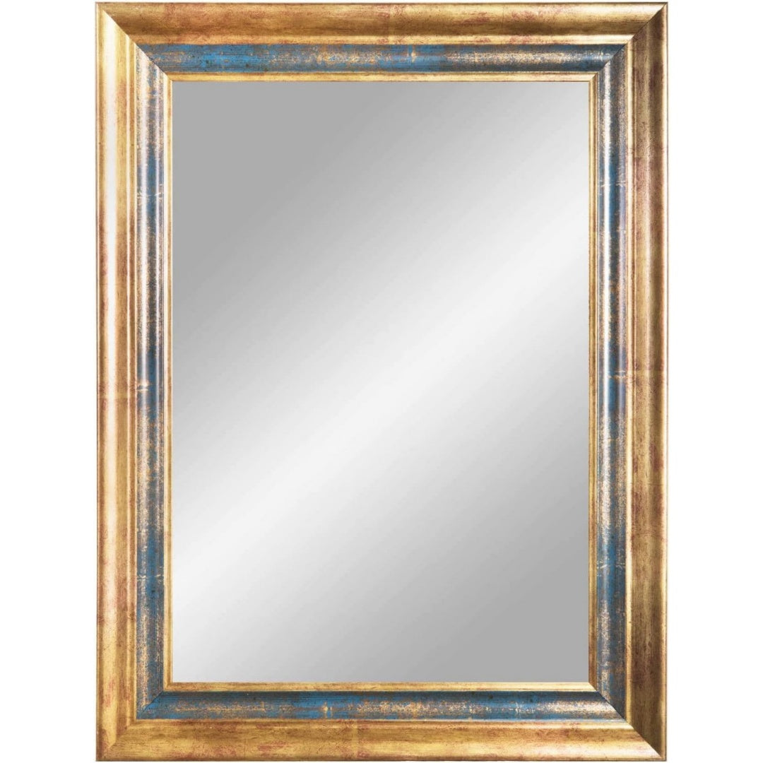 Petit miroir mural en bois massif et MDF