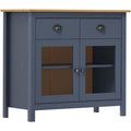 Commode industrielle en bois de pin et pin